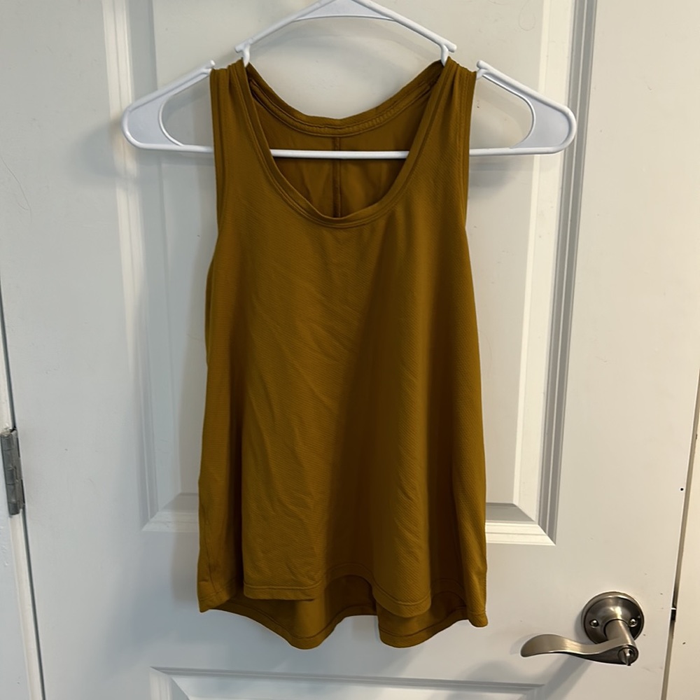 Lululemon gold spice tank top